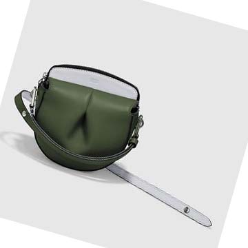Sac À Main Ecco E-Saddle Femme Vert | FR 334JPQ
